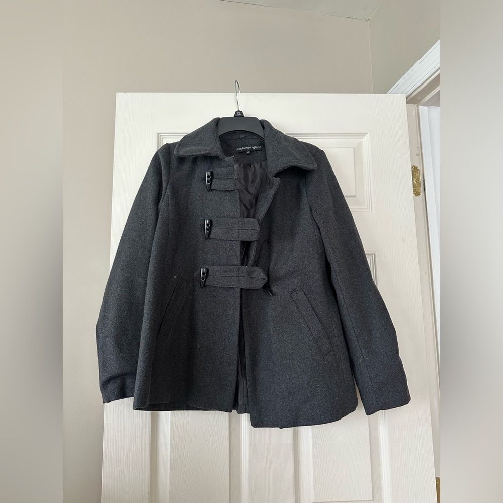 Dark Gray Peacoat